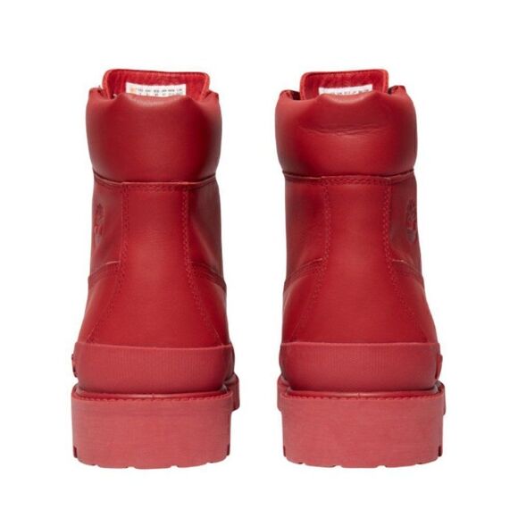 Timberland Bee Line Women's Premium Waterproof Rubber Toe Boots Red NEW IN BOX - Picture 3 of 6